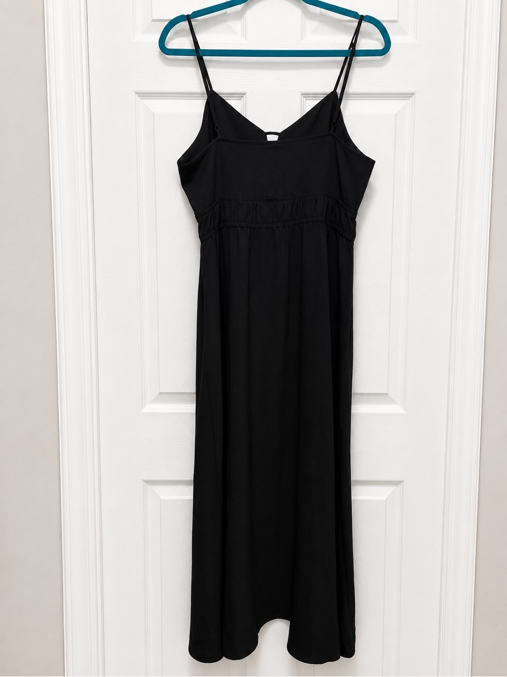 Black Maxi Sundress by A New Day Sleeveless Empire Waist Casual Summer Dress - Picture 3 of 9